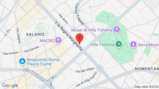 Rooms for rent i Roma Municipio II – Parioli/Nomentano - kort over placeringen