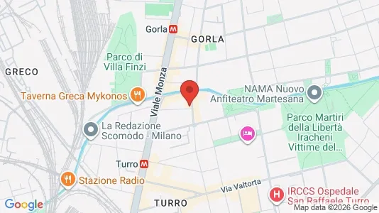 Apartments for rent i Milano Zona 2 - Stazione Centrale, Gorla, Turro, Greco, Crescenzago - kort over placeringen