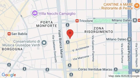 Rooms for rent i Milano Zona 1 - Centro storico - kort over placeringen