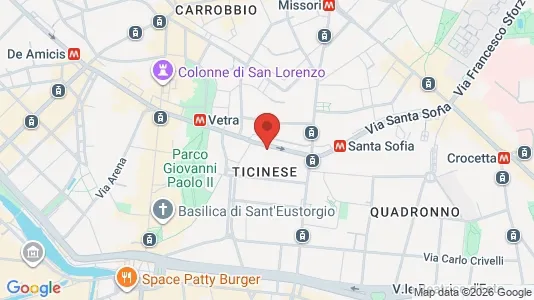 Apartments for rent i Milano Zona 1 - Centro storico - kort over placeringen