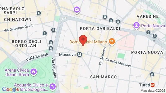 Apartments for rent i Milano Zona 1 - Centro storico - kort over placeringen