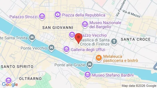 Apartments for rent i Florence - kort over placeringen