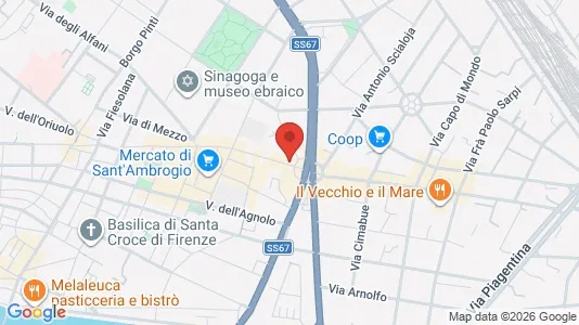 Apartments for rent i Florence - kort over placeringen
