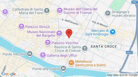 Apartments for rent i Florence - kort over placeringen