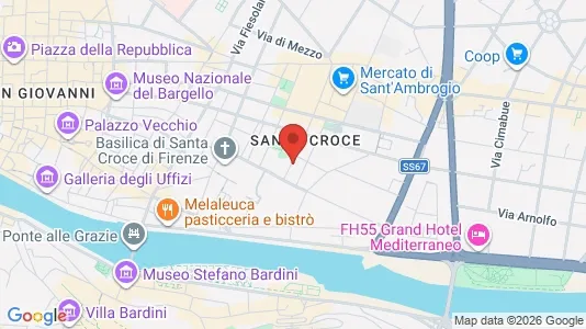 Apartments for rent i Florence - kort over placeringen