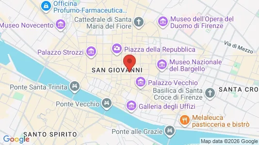 Apartments for rent i Florence - kort over placeringen