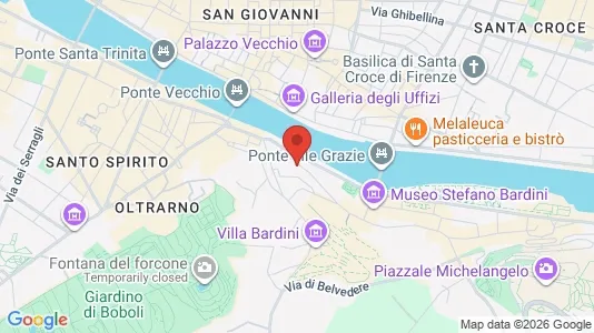 Apartments for rent i Florence - kort over placeringen