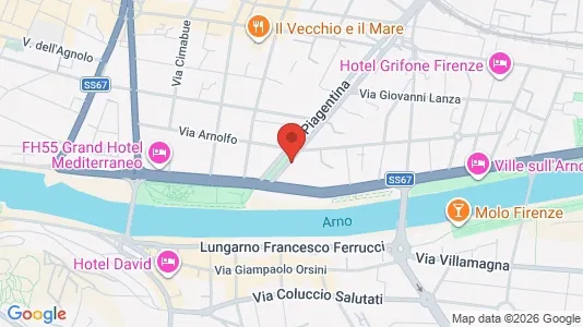 Apartments for rent i Florence - kort over placeringen