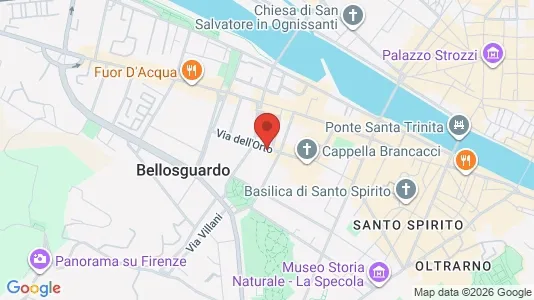 Apartments for rent i Florence - kort over placeringen