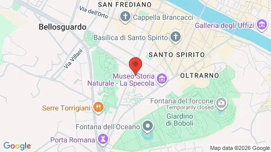 Apartments for rent i Florence - kort over placeringen
