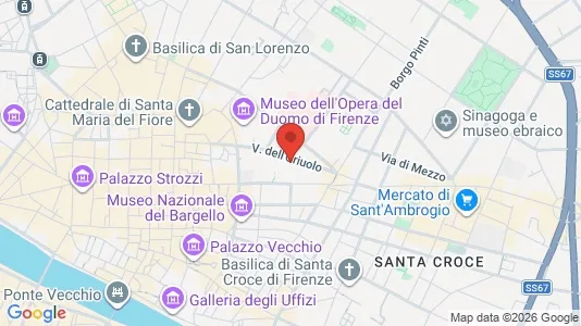 Apartments for rent i Florence - kort over placeringen