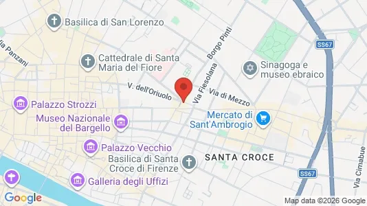 Apartments for rent i Florence - kort over placeringen