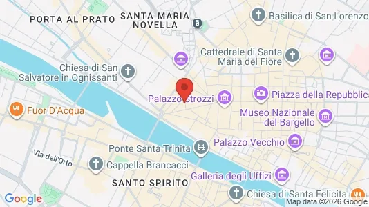 Apartments for rent i Florence - kort over placeringen