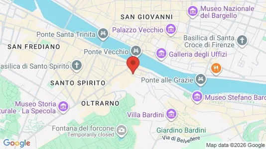 Apartments for rent i Florence - kort over placeringen