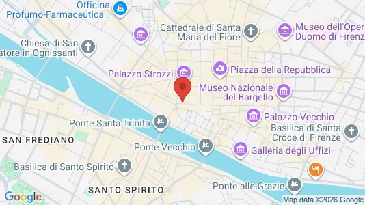 Apartments for rent i Florence - kort over placeringen