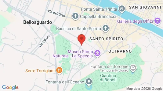 Apartments for rent i Florence - kort over placeringen