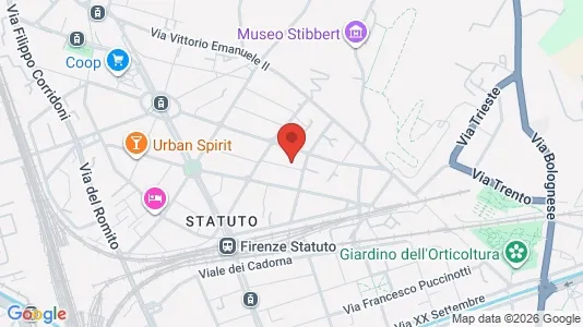 Apartments for rent i Florence - kort over placeringen