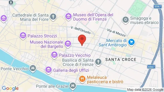 Apartments for rent i Florence - kort over placeringen