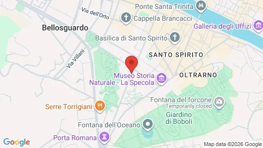 Apartments for rent i Florence - kort over placeringen