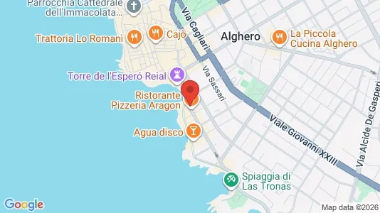Apartments for rent i Alghero - kort over placeringen