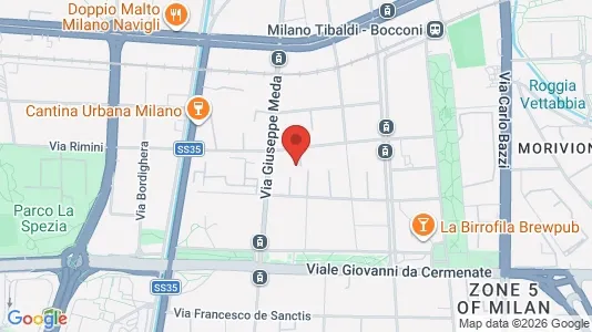 Apartments for rent i Milano Zona 5 - Vigentino, Chiaravalle, Gratosoglio - kort over placeringen