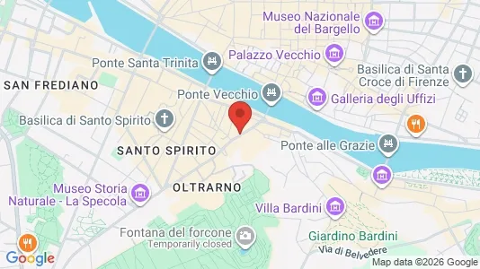 Apartments for rent i Florence - kort over placeringen