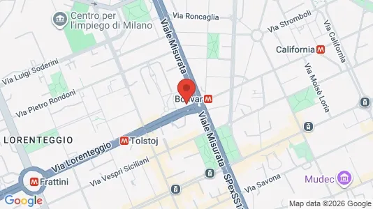 Rooms for rent i Milano Zona 6 - Barona, Lorenteggio - kort over placeringen