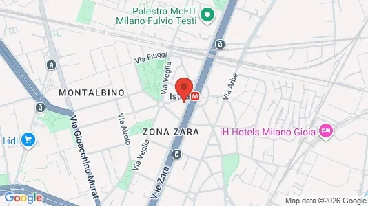 Apartments for rent i Milano Zona 9 - Porta Garibaldi, Niguarda - kort over placeringen