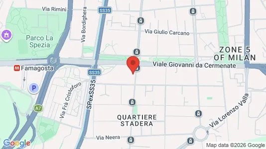 Apartments for rent i Milano Zona 5 - Vigentino, Chiaravalle, Gratosoglio - kort over placeringen