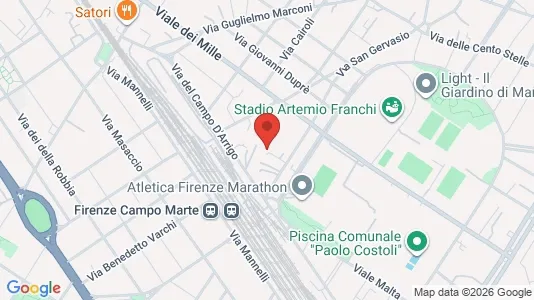 Rooms for rent i Florence - kort over placeringen