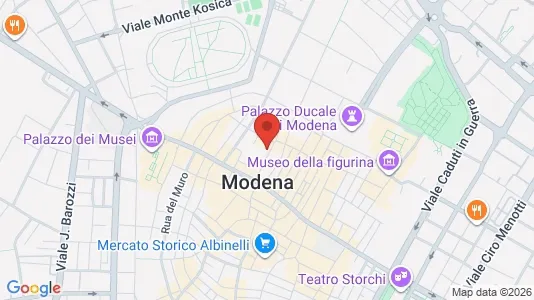 Apartments for rent i Modena - kort over placeringen