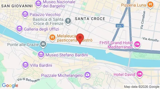 Apartments for rent i Florence - kort over placeringen
