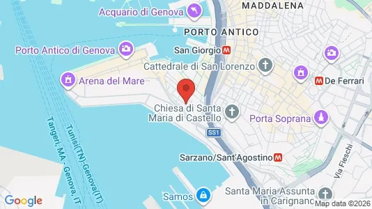Apartments for rent i Genoa - kort over placeringen