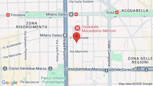 Rooms for rent i Milano Zona 1 - Centro storico - kort over placeringen