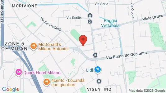 Apartments for rent i Milano Zona 5 - Vigentino, Chiaravalle, Gratosoglio - kort over placeringen