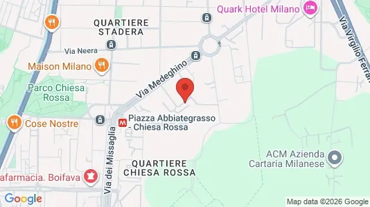 Apartments for rent i Milano Zona 5 - Vigentino, Chiaravalle, Gratosoglio - kort over placeringen