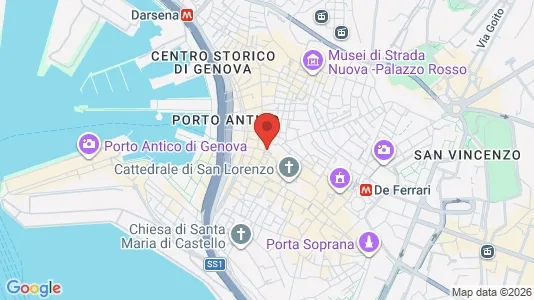 Apartments for rent i Genoa - kort over placeringen