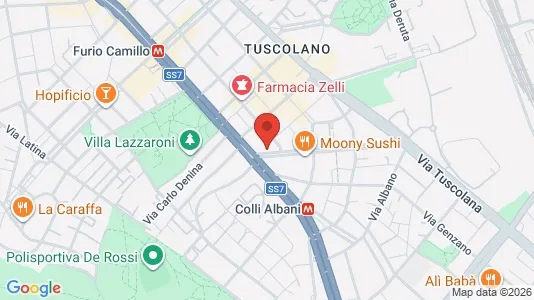 Rooms for rent i Roma Municipio VII – Appio-Latino/Tuscolano/Cinecittà - kort over placeringen