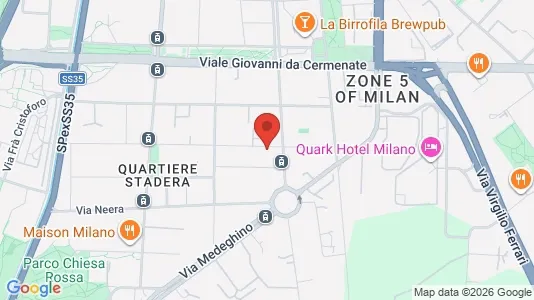Apartments for rent i Milano Zona 5 - Vigentino, Chiaravalle, Gratosoglio - kort over placeringen