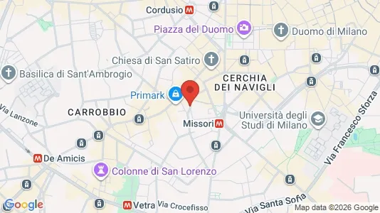 Apartments for rent i Milano Zona 1 - Centro storico - kort over placeringen