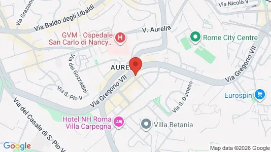 Apartments for rent i Roma Municipio XIII – Aurelia - kort over placeringen