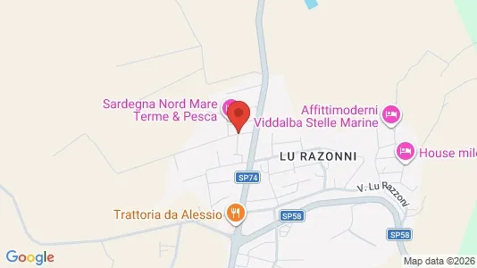 Apartments for rent i Badesi - kort over placeringen