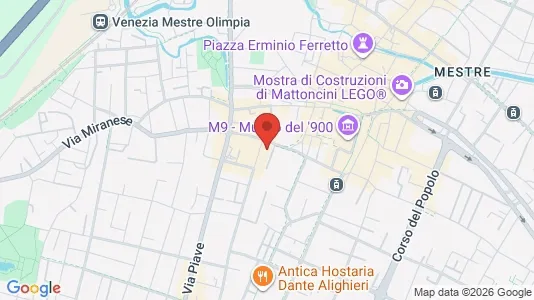 Rooms for rent i Venice - kort over placeringen