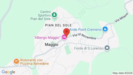 Apartments for rent i Cremeno - kort over placeringen