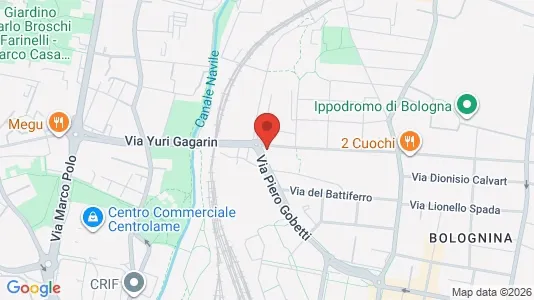 Rooms for rent i Bologna - kort over placeringen