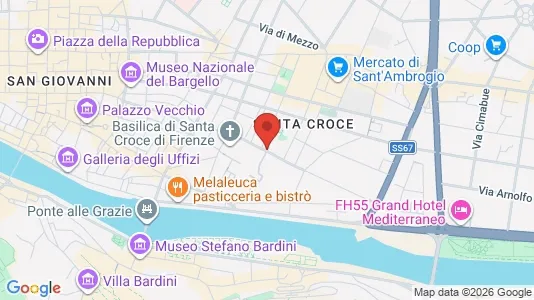 Apartments for rent i Florence - kort over placeringen