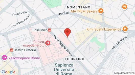 Rooms for rent i Roma Municipio II – Parioli/Nomentano - kort over placeringen