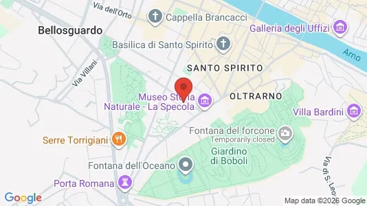 Apartments for rent i Florence - kort over placeringen
