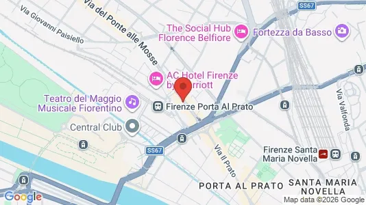 Apartments for rent i Florence - kort over placeringen