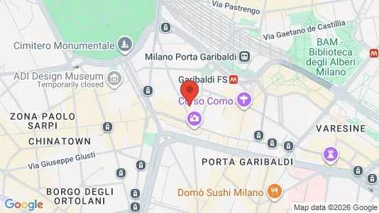 Apartments for rent i Milano Zona 1 - Centro storico - kort over placeringen